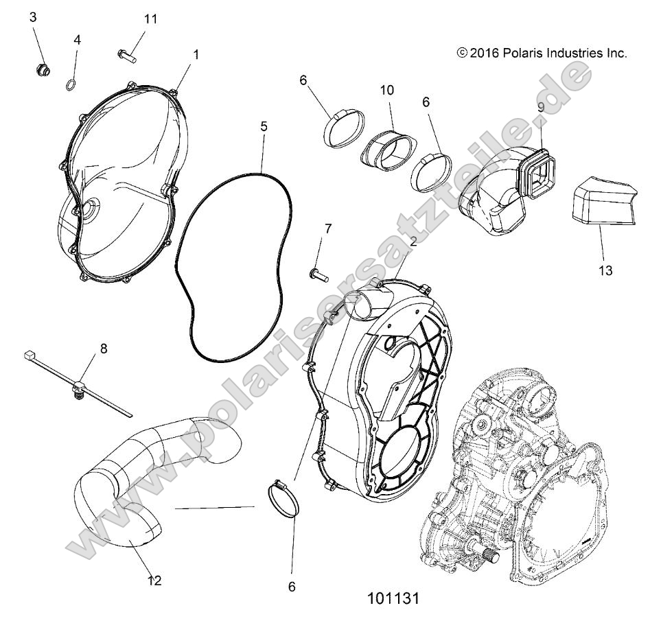 Body, Clutch Cover Body, Clutch Cover