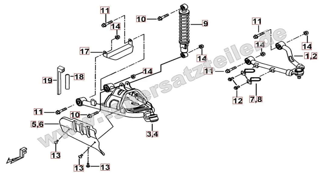 Federbein vorne Federbein vorne