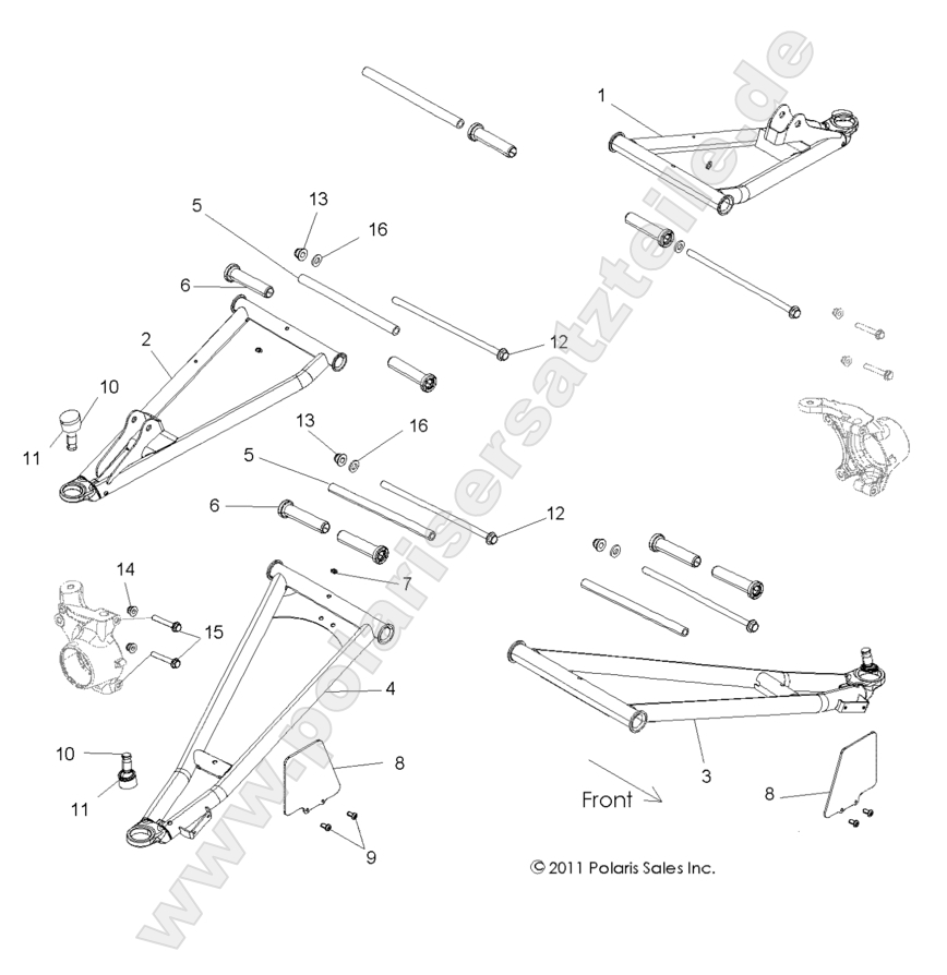 SUSPENSION, FRONT CONTROL ARMS SUSPENSION, FRONT CONTROL ARMS