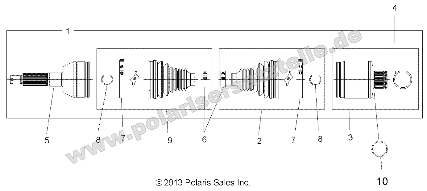 Drive Train, Rear Drive Shaft Drive Train, Rear Drive Shaft