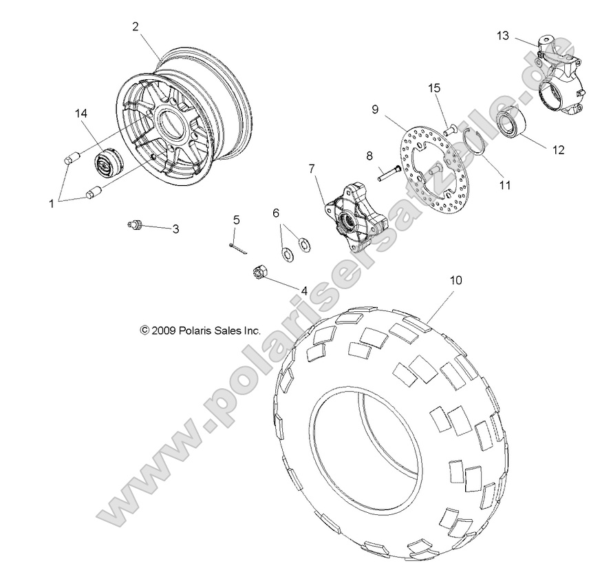 WHEELS, FRONT WHEELS, FRONT