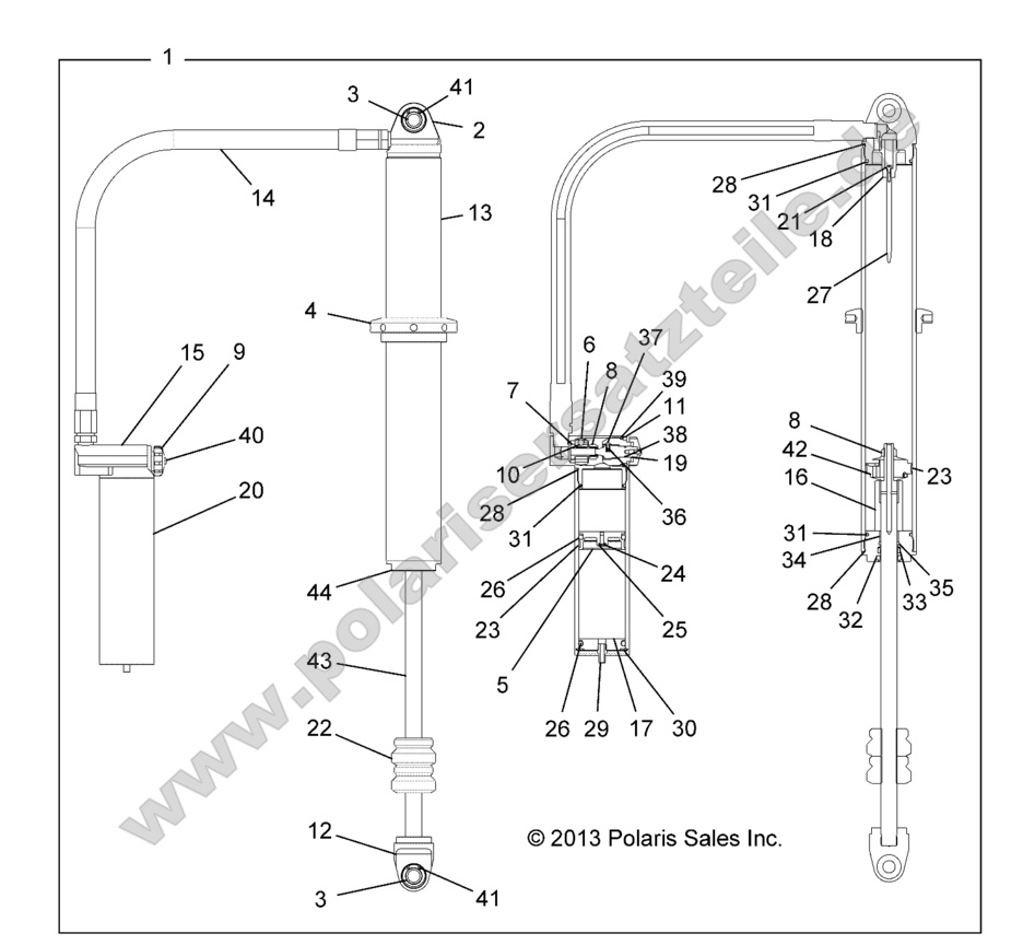 SUSPENSION, REAR SHOCK SUSPENSION, REAR SHOCK