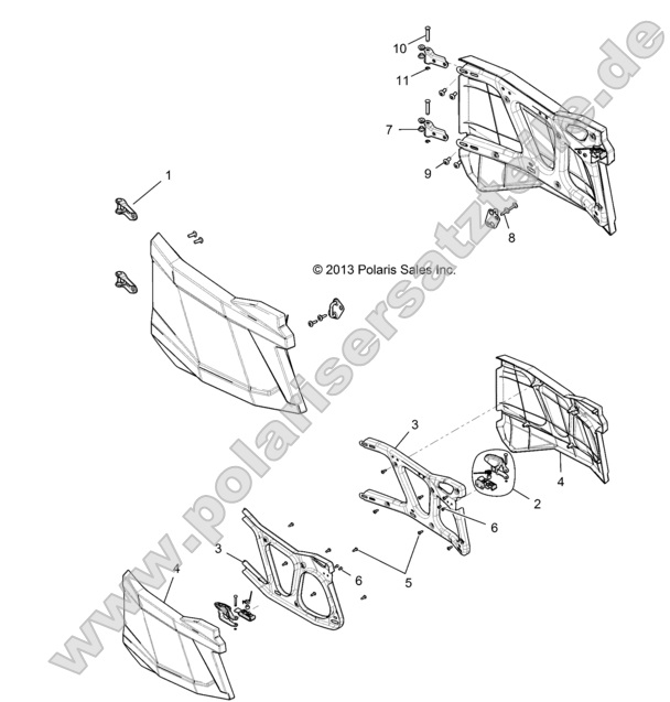 BODY, DOORS, REAR BODY, DOORS, REAR