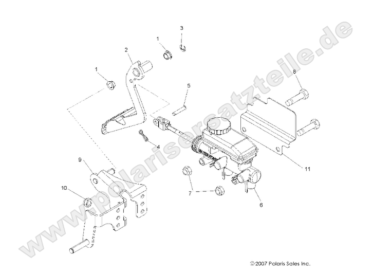 BRAKES, PEDAL and MASTER CYLINDER BRAKES, PEDAL and MASTER CYLINDER