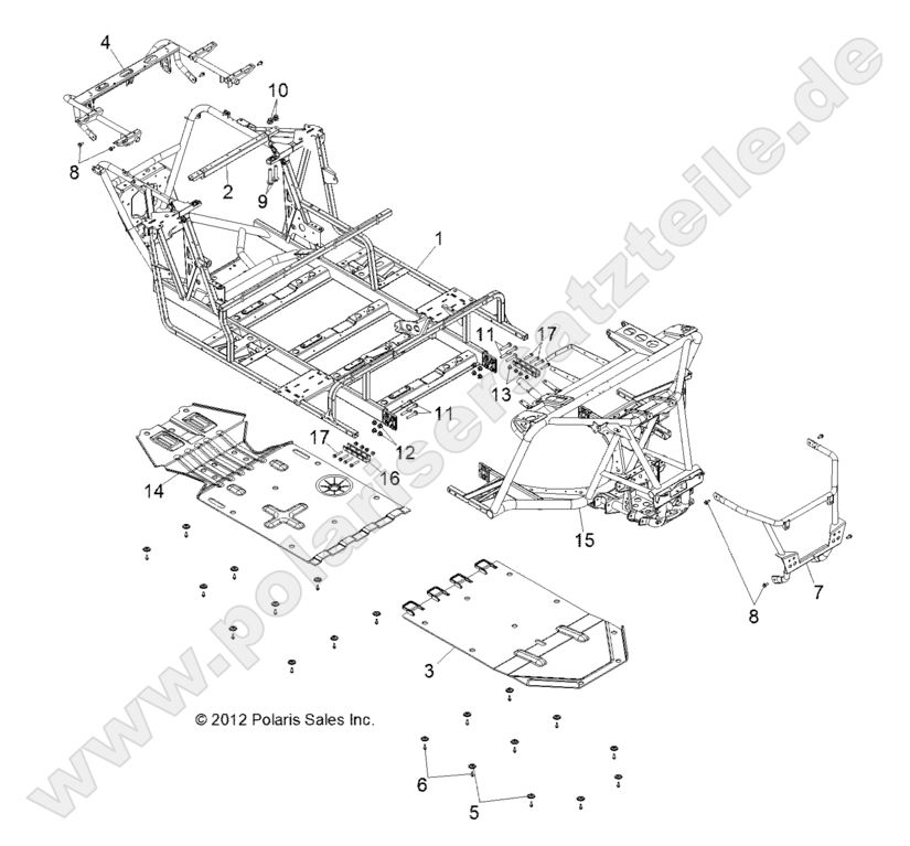 CHASSIS, MAIN FRAME and SKID PLATE CHASSIS, MAIN FRAME and SKID PLATE