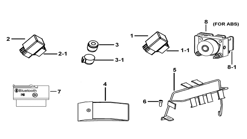ABS Steuergerät, Blinkerrelais & Elektrische Bauteile
