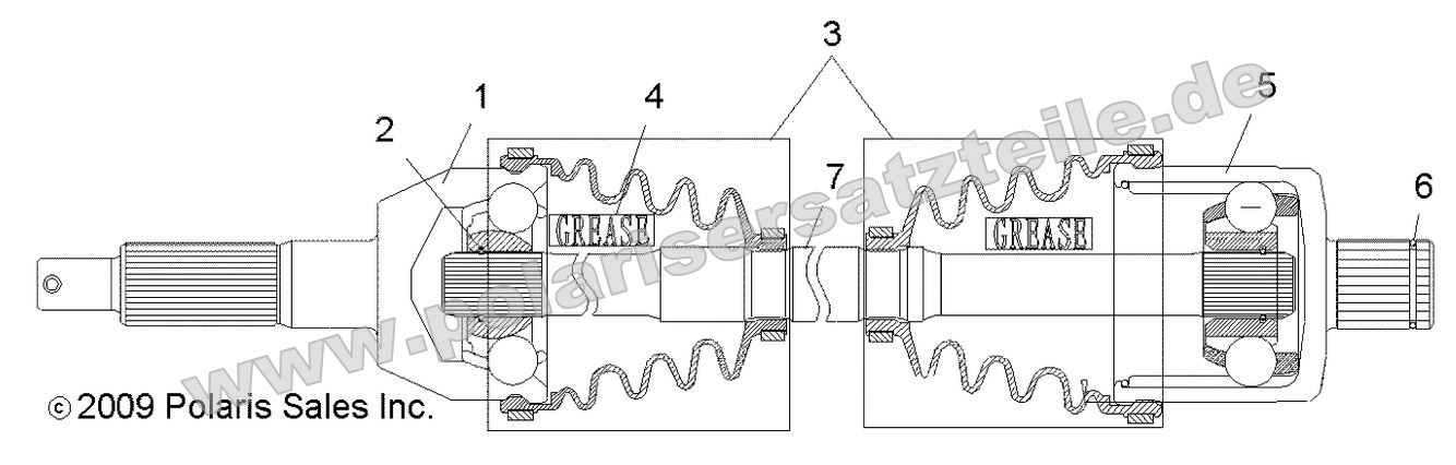 Drive Train, Rear Drive Shaft