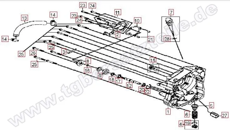 Gehäusedeckel rechts