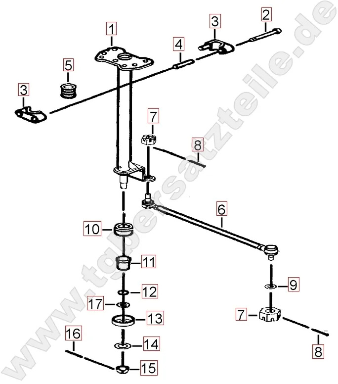 Lenksäule - Spurstange Lenksäule - Spurstange