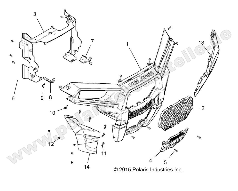 BODY, FRONT BUMPER BODY, FRONT BUMPER