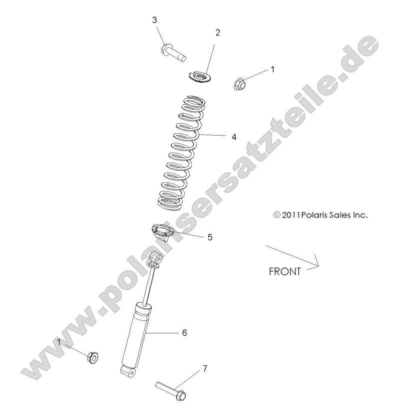 SUSPENSION, FRONT SHOCK MOUNTING SUSPENSION, FRONT SHOCK MOUNTING