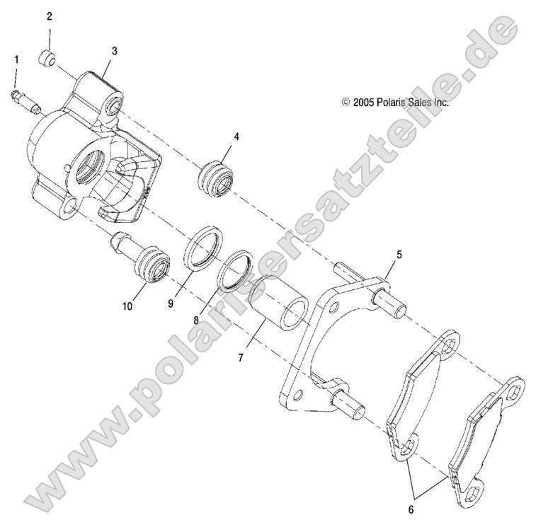 Brakes, Caliper, Rear Brakes, Caliper, Rear