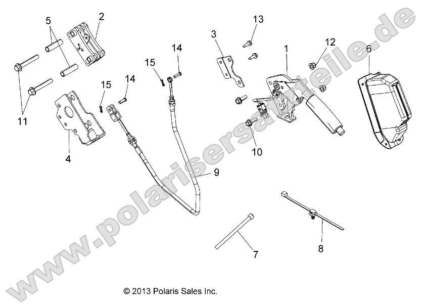 Brakes, Park Brake Lever Asm. Brakes, Park Brake Lever Asm.