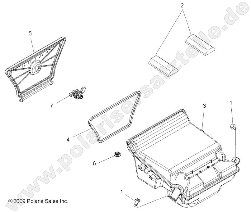BODY, STORAGE BOX, REAR BODY, STORAGE BOX, REAR
