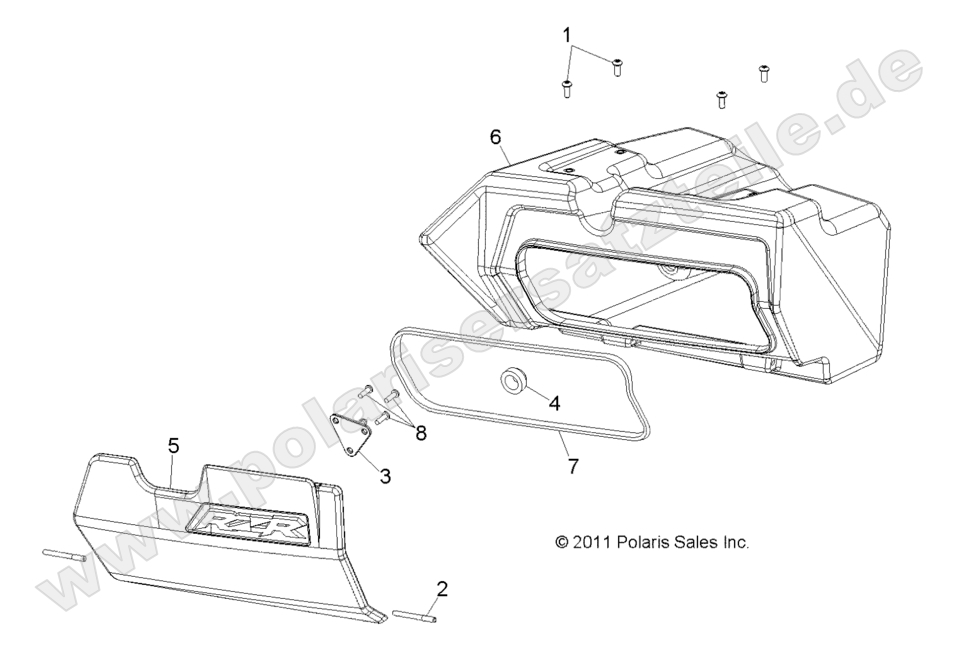 BODY, GLOVEBOX BODY, GLOVEBOX