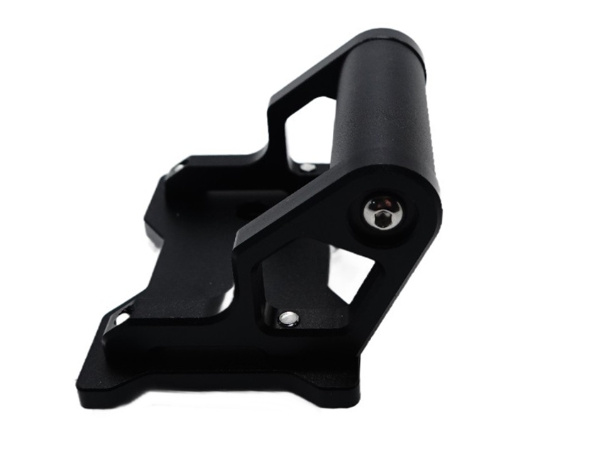 TMP Smartphone & Navihalterung CNC vorm Windschild - CFMoto MT 450 - 161602 TMP Smartphone & Navihalterung CNC vorm Windschild - CFMoto MT 450 - 161602