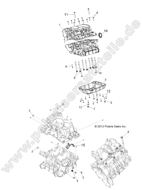 ENGINE, CRANKCASE ENGINE, CRANKCASE