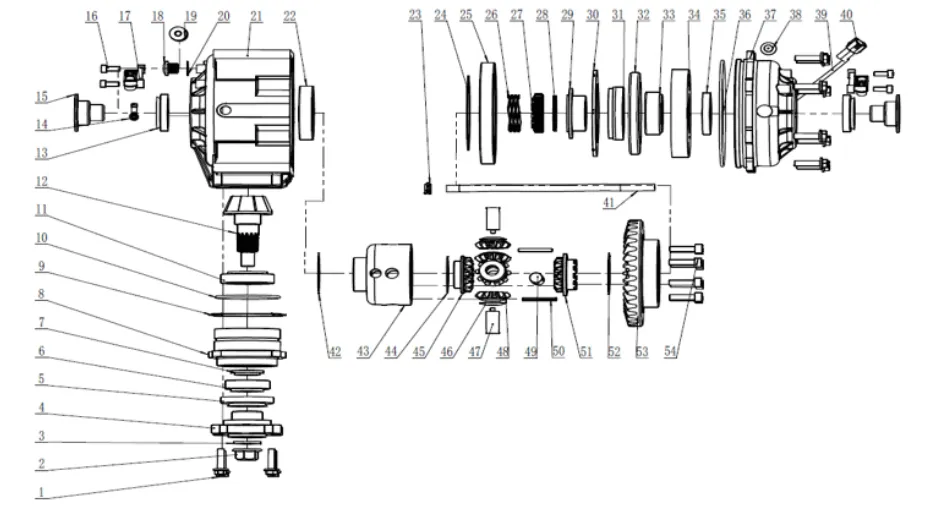 Differentialgetriebe hinten 2 Differentialgetriebe hinten 2