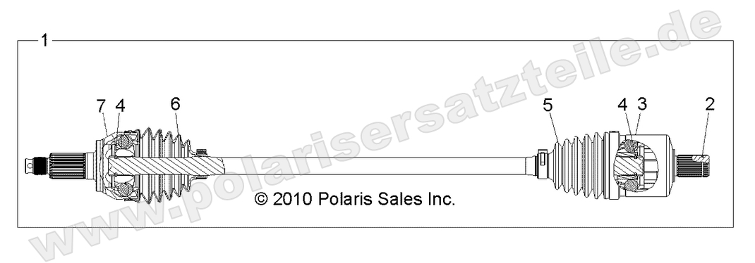 DRIVE TRAIN, FRONT HALF SHAFT DRIVE TRAIN, FRONT HALF SHAFT