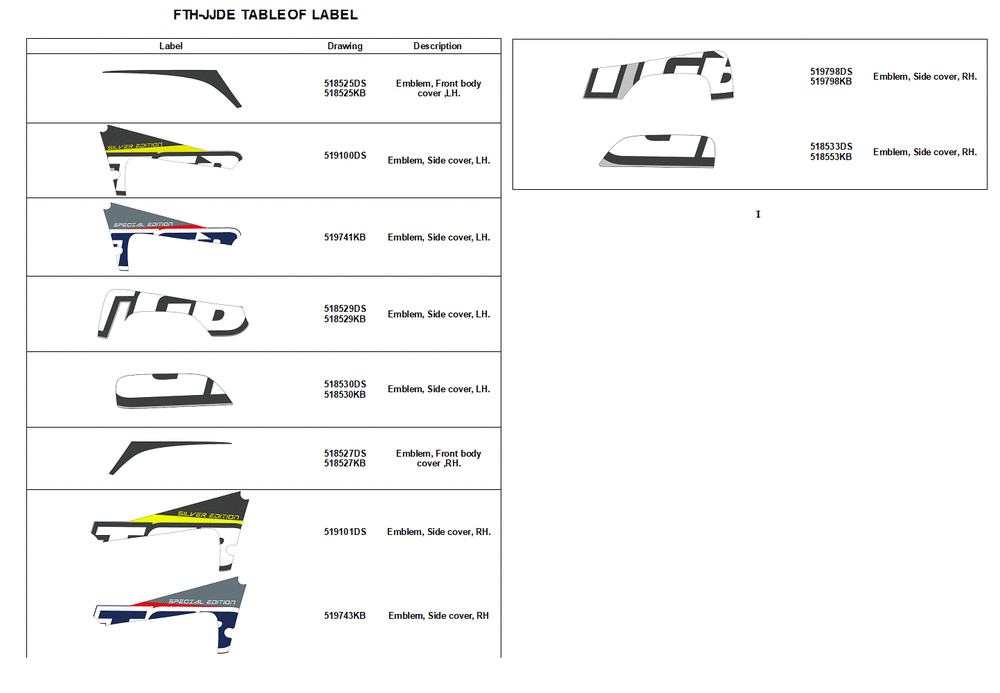 Aufkleber f. Fzg. Dull Silver SIL 705(DS)/Dark Blue BLU711 (KB) Aufkleber f. Fzg. Dull Silver SIL 705(DS)/Dark Blue BLU711 (KB)