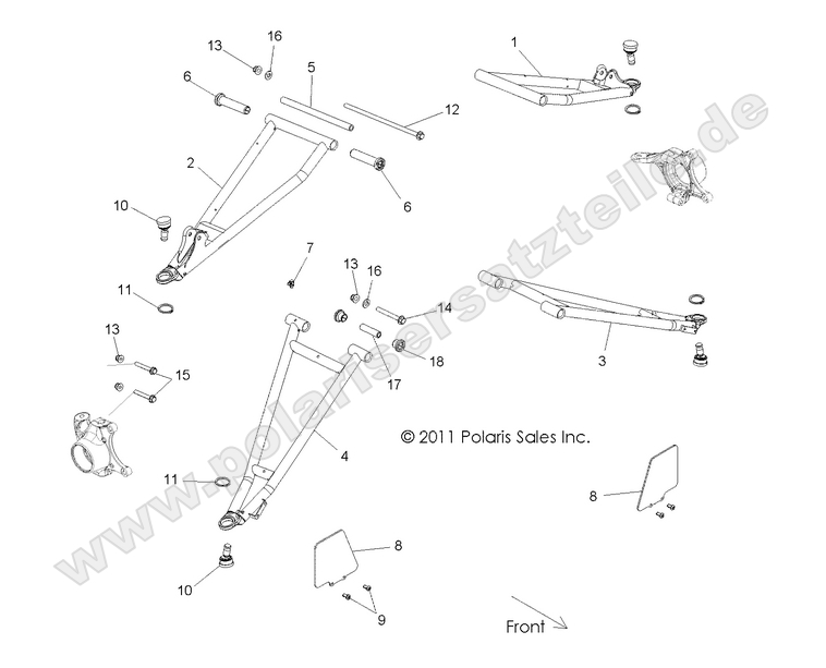 SUSPENSION, FRONT CONTROL ARMS SUSPENSION, FRONT CONTROL ARMS