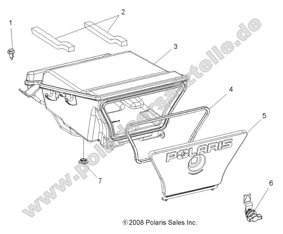 Body, Storage Box, Rear Body, Storage Box, Rear