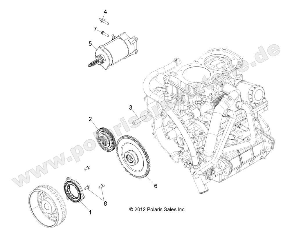 ENGINE, STARTER and DRIVE ENGINE, STARTER and DRIVE