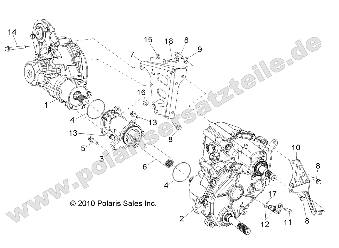 DRIVE TRAIN, GEARCASE, CARRIER MOUNTING DRIVE TRAIN, GEARCASE, CARRIER MOUNTING