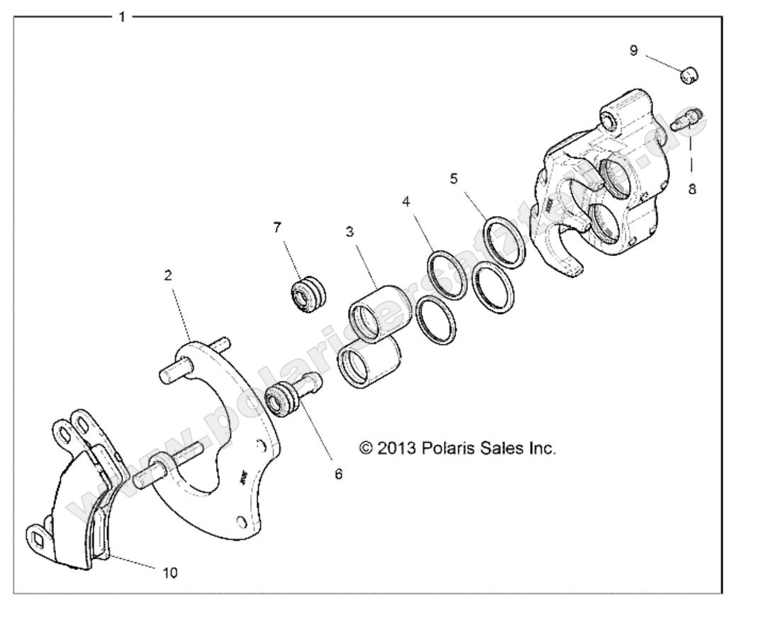 BRAKES, REAR CALIPER BRAKES, REAR CALIPER