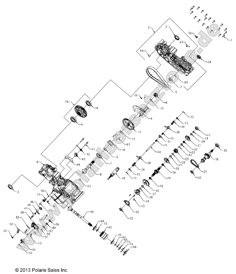 Drive Train, Main Gearcase Drive Train, Main Gearcase
