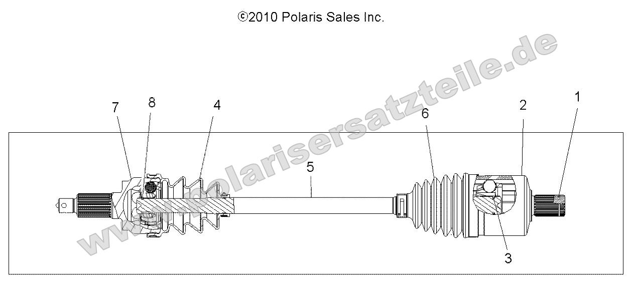 Drive Train, Drive Shaft, Front