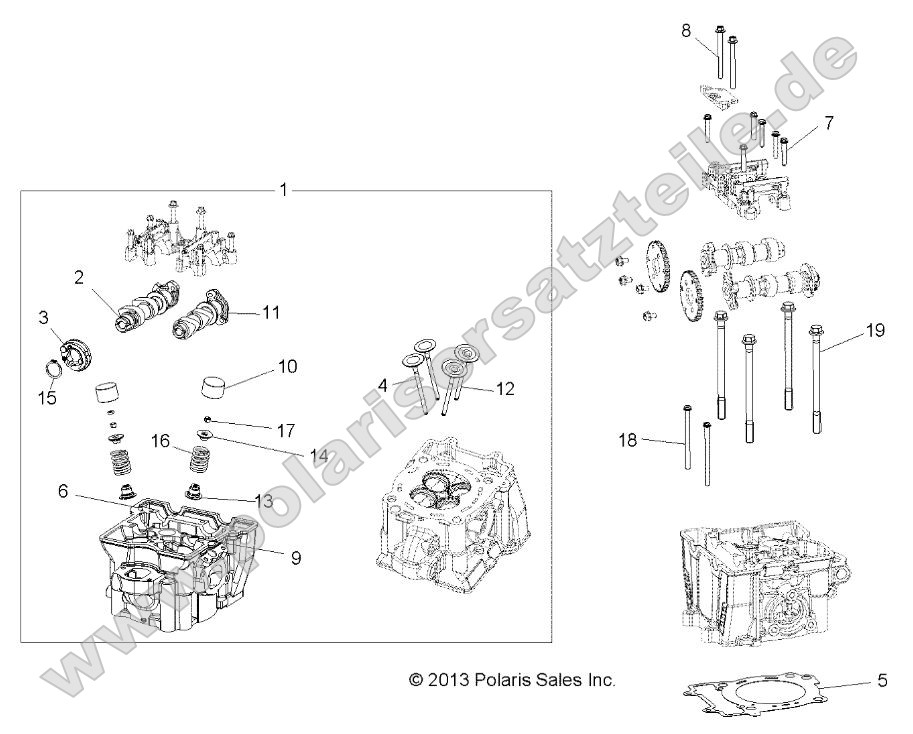 Engine, Cylinder Head, Cams and Valves