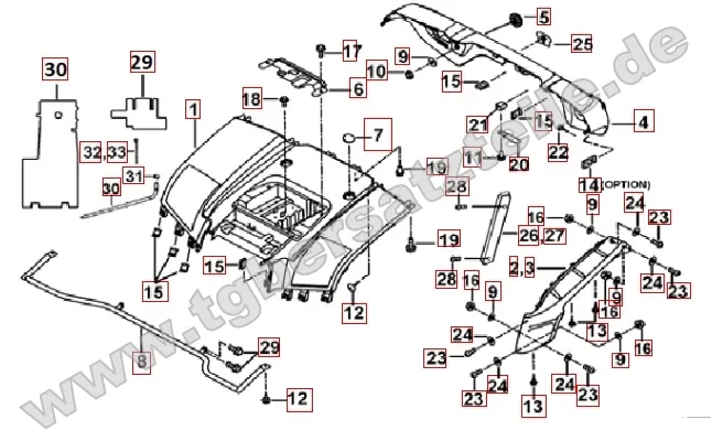 Heckverkleidung Heckverkleidung