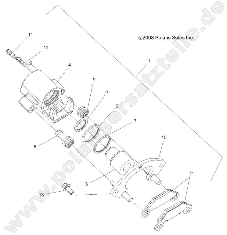 BRAKES, REAR CALIPER BRAKES, REAR CALIPER