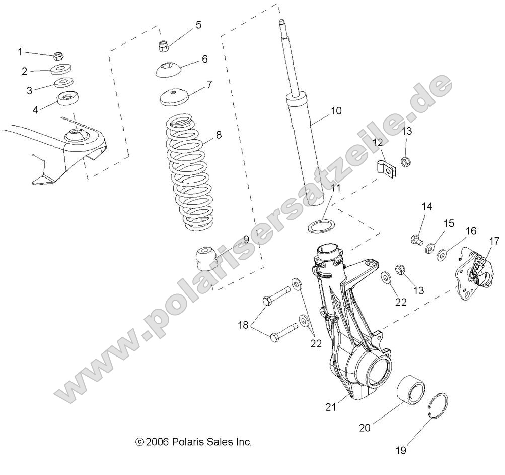 Suspension, Front Strut Suspension, Front Strut