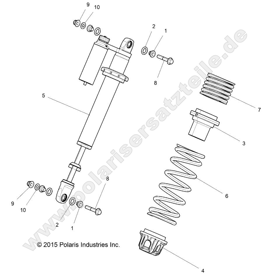 SUSPENSION, FRONT SHOCK MOUNTING SUSPENSION, FRONT SHOCK MOUNTING