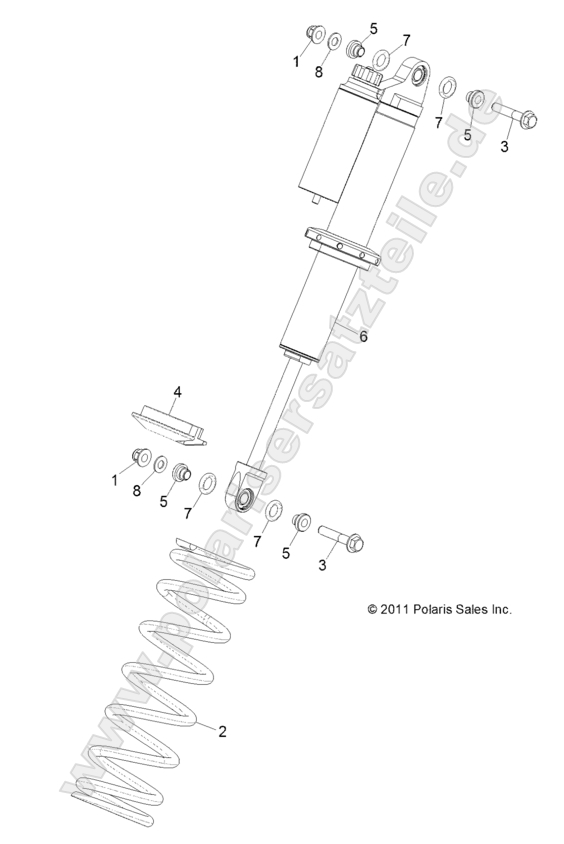 SUSPENSION, FRONT SHOCK MOUNTING SUSPENSION, FRONT SHOCK MOUNTING