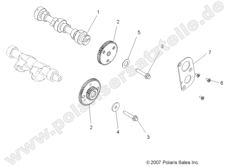 ENGINE, CAMSHAFT and GEARS