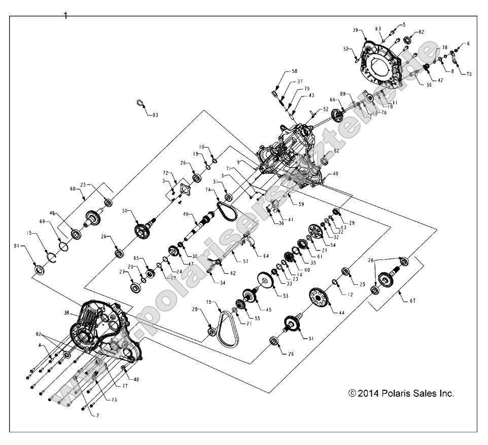 Drive Train, Main Gearcase