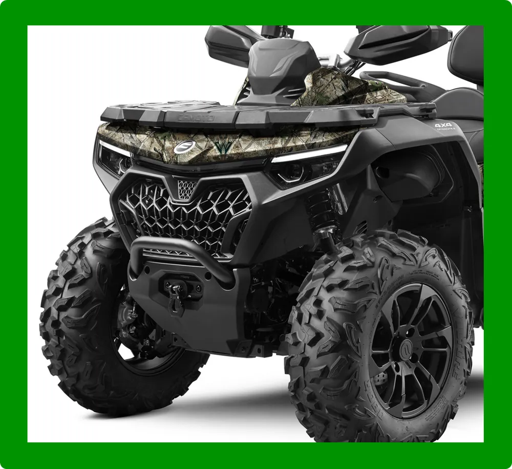 CF-Moto-Cforce-Faclift-neue-Front TMP Kennzeichenhalter vorne / Nummernschildhalterung klappbar - CF Moto CForce 850 1000 2024-25