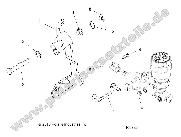 Brakes, Pedal and Master Cylinder Mounting