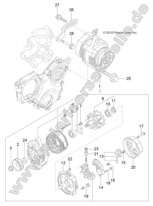 Engine, Alternator