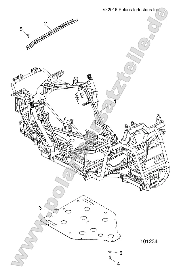 Chassis, Main Frame and Skid Plate Chassis, Main Frame and Skid Plate