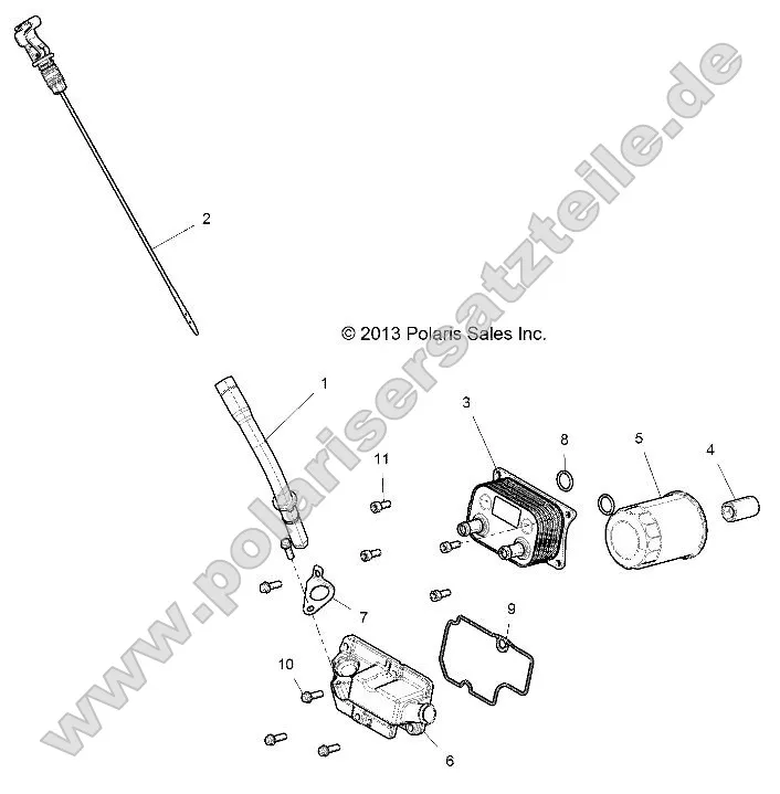 Engine, Dipstick and Oil Filter Engine, Dipstick and Oil Filter