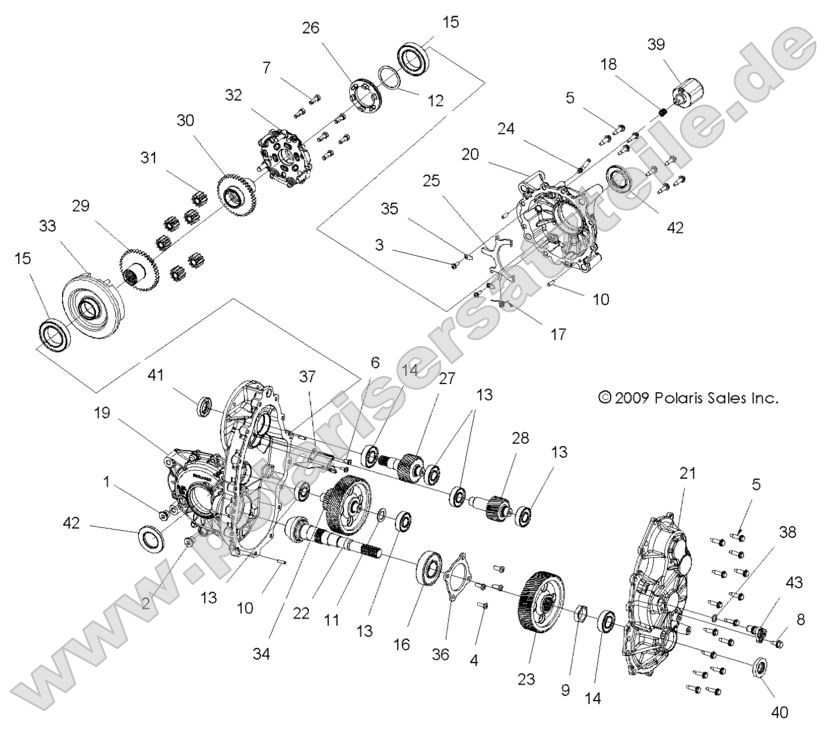 Drive Train, Main Gearcase Drive Train, Main Gearcase