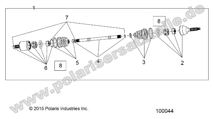 Drive Train, Front Half Shaft Drive Train, Front Half Shaft