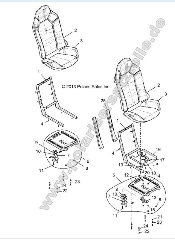 BODY, SEAT ASM. AND SLIDER BODY, SEAT ASM. AND SLIDER