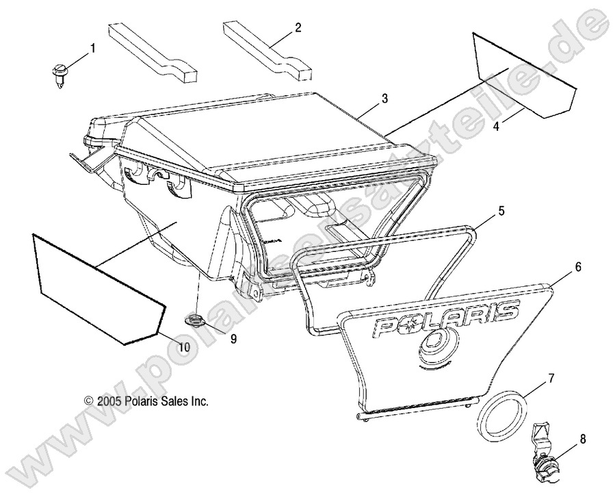 STORAGE BOX, REAR