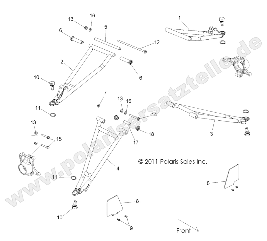 SUSPENSION, FRONT CONTROL ARMS SUSPENSION, FRONT CONTROL ARMS