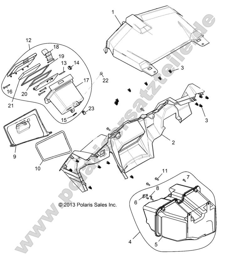 BODY, DASH AND GLOVEBOX BODY, DASH AND GLOVEBOX